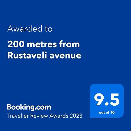 200 metres from Rustaveli avenue Leilighet Tbilisi Eksteriør bilde